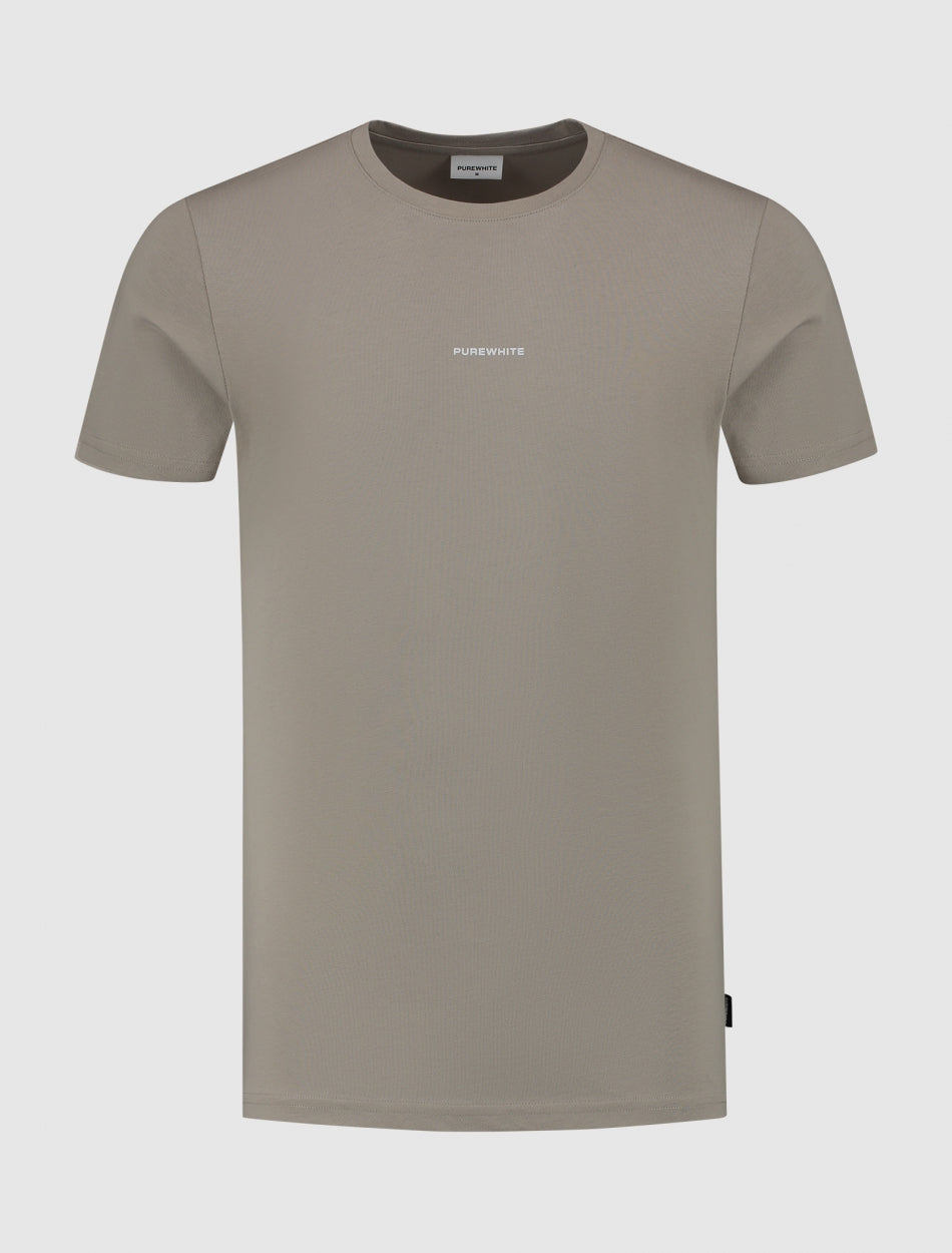 Essential Logo T-Shirt | Taupe