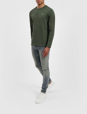 PW Long Sleeve T-shirt | Forest Green
